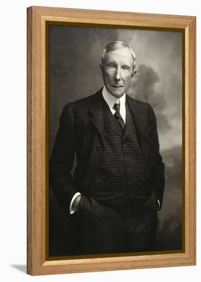 John D. Rockefeller Snr (1839-1937)-American Photographer-Framed Premier Image Canvas