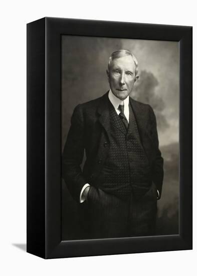 John D. Rockefeller Snr (1839-1937)-American Photographer-Framed Premier Image Canvas