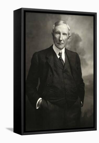 John D. Rockefeller Snr (1839-1937)-American Photographer-Framed Premier Image Canvas