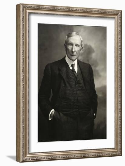 John D. Rockefeller Snr (1839-1937)-American Photographer-Framed Photographic Print