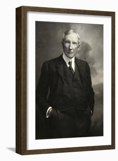 John D. Rockefeller Snr (1839-1937)-American Photographer-Framed Photographic Print