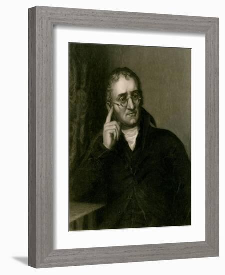 John Dalton, English Chemist-Science Source-Framed Giclee Print