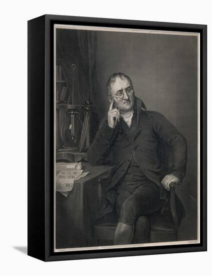 John Dalton Scientist-Cook-Framed Stretched Canvas