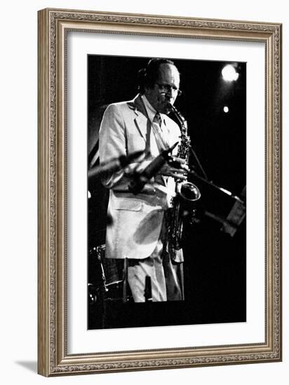 John Dankworth, Ronnie Scotts, 1990-Brian O'Connor-Framed Photographic Print