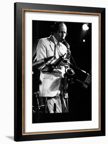 John Dankworth, Ronnie Scotts, 1990-Brian O'Connor-Framed Photographic Print