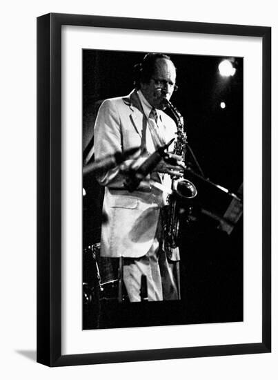 John Dankworth, Ronnie Scotts, 1990-Brian O'Connor-Framed Photographic Print