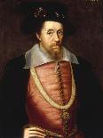 Portrait of Sir Robert Cecil 1st Viscount Cranborne and 1st Earl of Salisbury-John De Critz-Framed Giclee Print