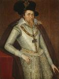 Portrait of James I of England-John De Critz The Elder-Mounted Giclee Print