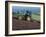 John Deere Tractor with a Rotivator on a Sloping Field in Spring, at Holcombe, Devon, England, UK-Ian Griffiths-Framed Photographic Print