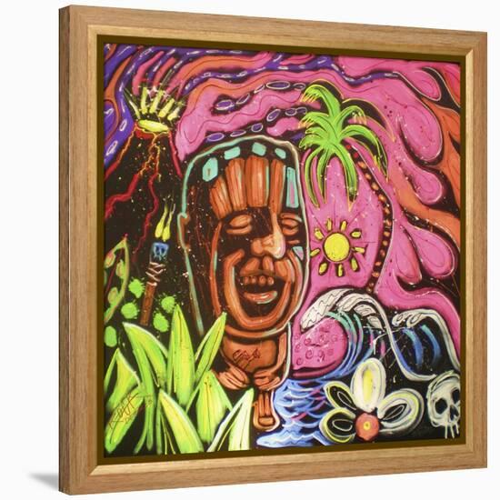 John Demaio Tiki 001-Rock Demarco-Framed Premier Image Canvas