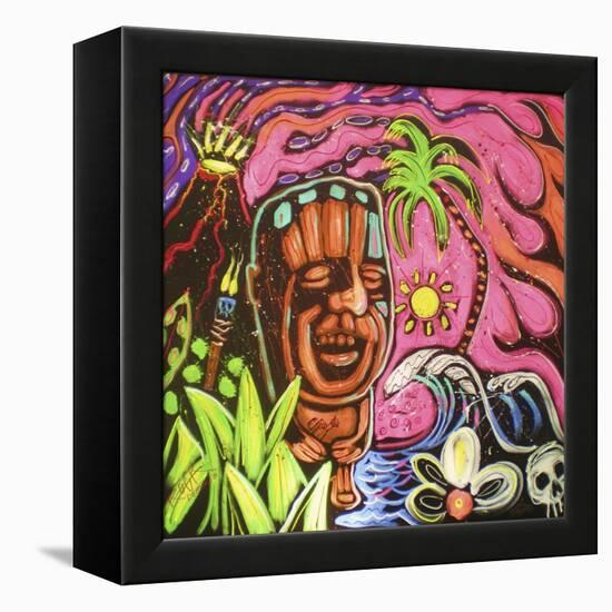 John Demaio Tiki 001-Rock Demarco-Framed Premier Image Canvas