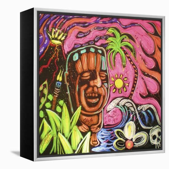 John Demaio Tiki 001-Rock Demarco-Framed Premier Image Canvas