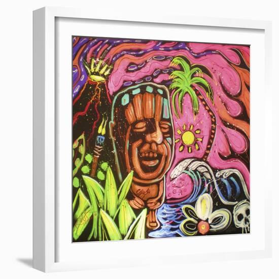 John Demaio Tiki 001-Rock Demarco-Framed Giclee Print