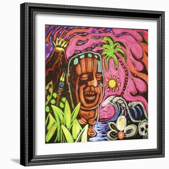 John Demaio Tiki 001-Rock Demarco-Framed Giclee Print