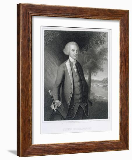 John Dickinson, engraved by John B. Forrest-Charles Willson Peale-Framed Giclee Print