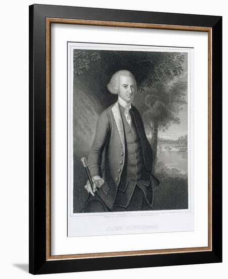 John Dickinson, engraved by John B. Forrest-Charles Willson Peale-Framed Giclee Print