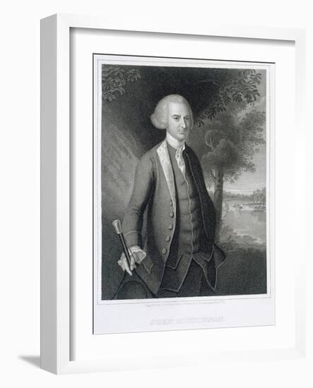 John Dickinson, engraved by John B. Forrest-Charles Willson Peale-Framed Giclee Print