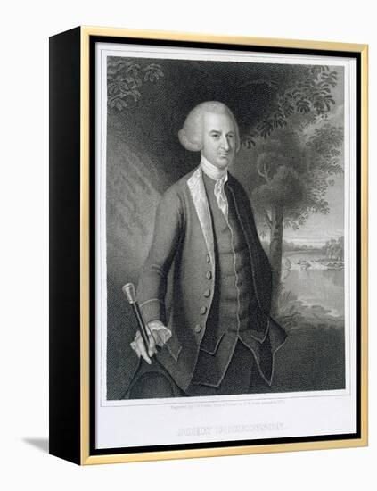 John Dickinson, engraved by John B. Forrest-Charles Willson Peale-Framed Premier Image Canvas