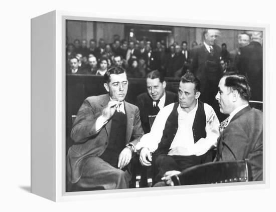 John Dillinger (1903-1934)-null-Framed Premier Image Canvas