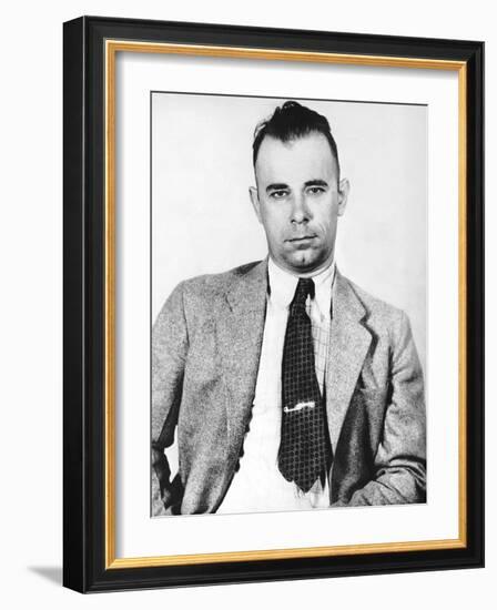 John Dillinger (1903-1934)-null-Framed Giclee Print