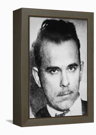 John Dillinger, 1934-null-Framed Premier Image Canvas