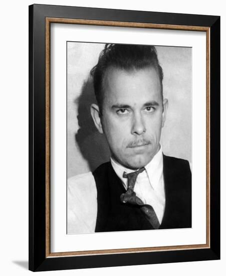 John Dillinger, Public Enemy No 1-null-Framed Photo