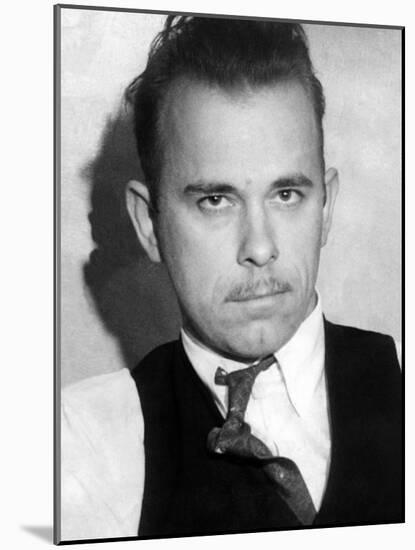John Dillinger, Public Enemy No 1-null-Mounted Photo