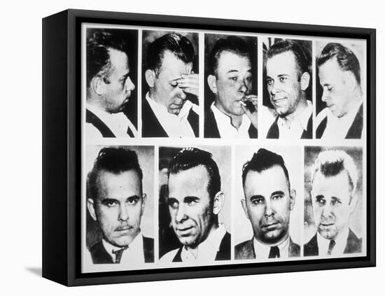 John Dillinger-null-Framed Premier Image Canvas