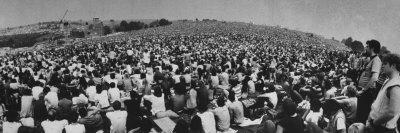 Audience at Woodstock Music Festival-John Dominis-Photographic Print