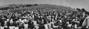 Audience at Woodstock Music Festival by John Dominis