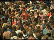 Overall of the Huge Crowd, During the Woodstock Music and Art Fair-John Dominis-Photographic Print