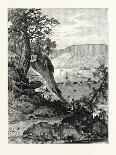View from Prospect Rock, Delaware Water Gap, USA-John Douglas Woodward-Giclee Print