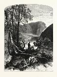 View from Prospect Rock, Delaware Water Gap, USA-John Douglas Woodward-Giclee Print
