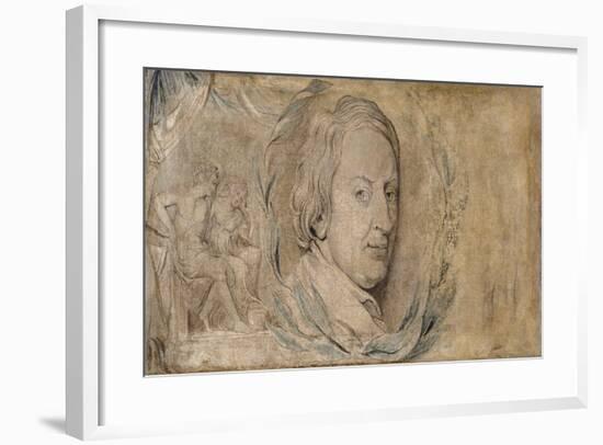 John Dryden, C.1800-William Blake-Framed Giclee Print