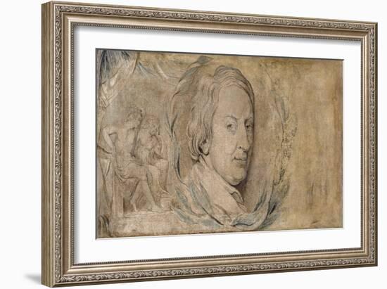 John Dryden, C.1800-William Blake-Framed Giclee Print