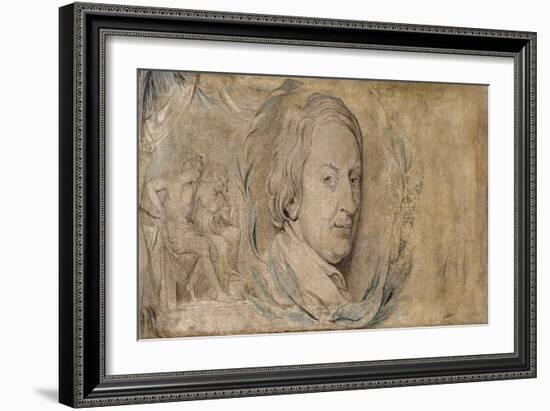 John Dryden, C.1800-William Blake-Framed Giclee Print