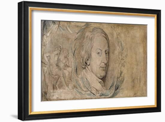 John Dryden, C.1800-William Blake-Framed Giclee Print