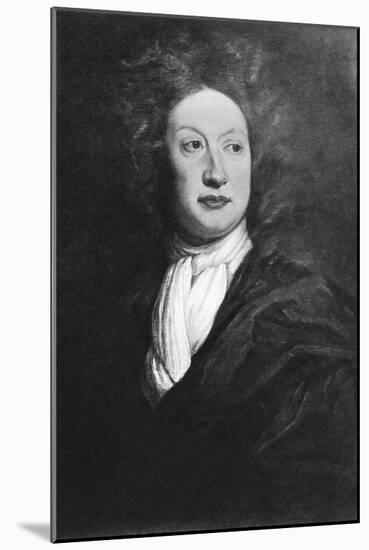 John Dryden, English Poet, Literary Critic, and Playwright-Godfrey Kneller-Mounted Giclee Print