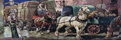 Ambuland Bloodhound, Illustration from 'Helpers Without Hands'-John Edwin Noble-Giclee Print