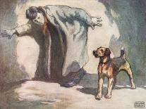 The Dog and the Shadow from 'Aesop's Fables', London-John Edwin Noble-Giclee Print