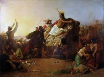 Francisco Pizarro Seizing the Inca of Peru by John Everett Millais-John Everett Millais-Giclee Print