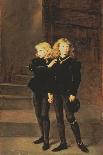 The Twins, Portrait of Kate Edith and Grace Maud Hoare, 1876-John Everett Millais-Giclee Print