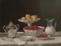 A Basket of Cherries-John F. Francis-Giclee Print