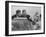 John F. Kennedy and Gov. Terry Sanford Campaigning-null-Framed Photographic Print