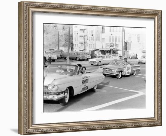 John F. Kennedy, Democratic Convention-Paul Schutzer-Framed Photographic Print