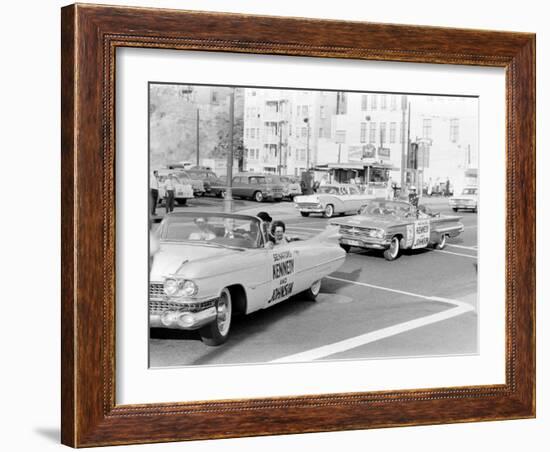 John F. Kennedy, Democratic Convention-Paul Schutzer-Framed Photographic Print