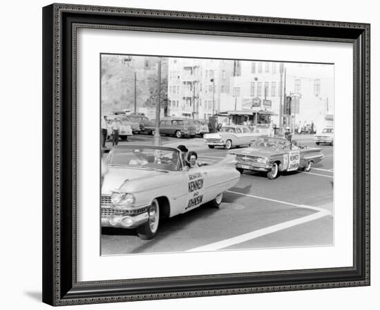 John F. Kennedy, Democratic Convention-Paul Schutzer-Framed Photographic Print