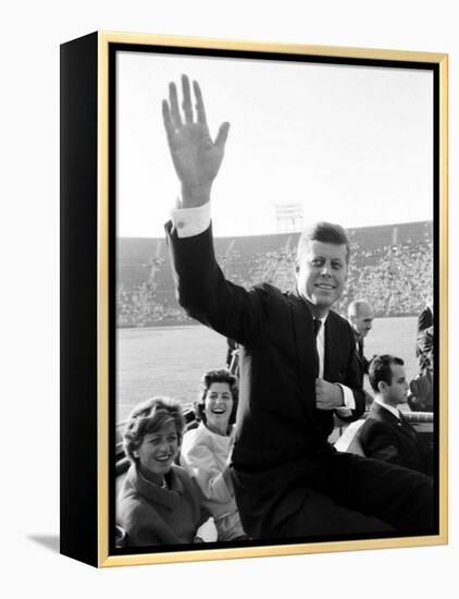 John F. Kennedy, Democratic Convention-Paul Schutzer-Framed Premier Image Canvas