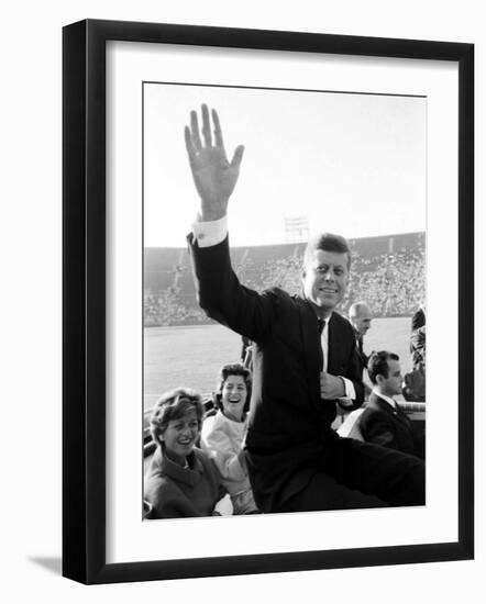 John F. Kennedy, Democratic Convention-Paul Schutzer-Framed Photographic Print