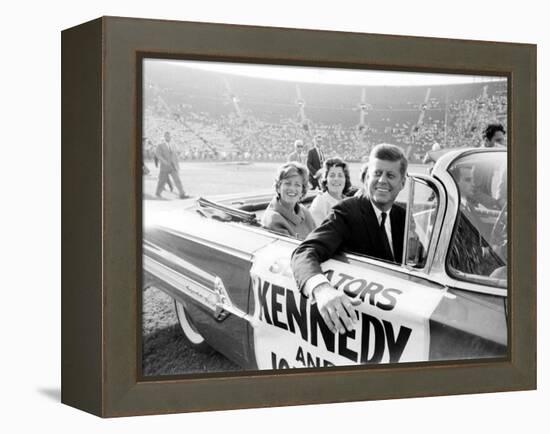 John F. Kennedy, Democratic Convention-Paul Schutzer-Framed Premier Image Canvas